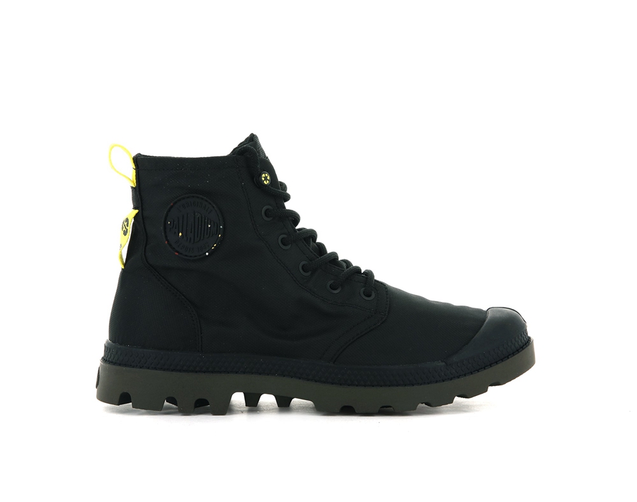 Palladium Pampa Recycle Impermeabili+ 2 Negrii | DBH689TR