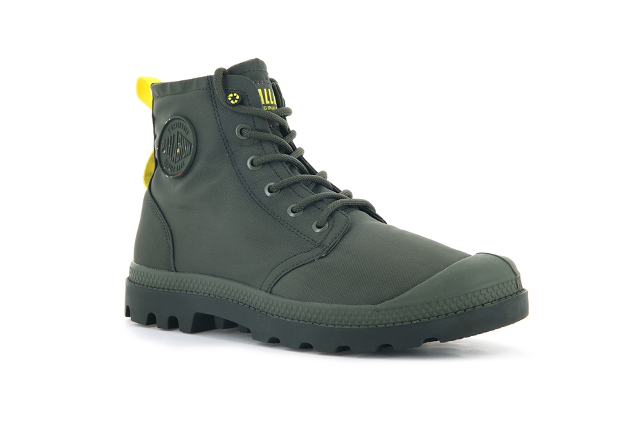 Palladium Pampa Recycle Impermeabili+ 2 Masline Verzi | KNE3290YH