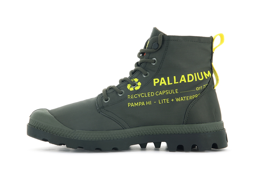 Palladium Pampa Recycle Impermeabili+ 2 Masline Verzi | KNE3290YH