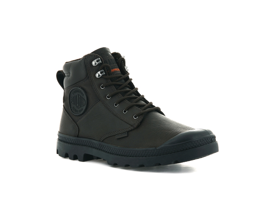 Palladium Pampa Shield Wp+ Lth Maro Inchis | ZPC9158GZ