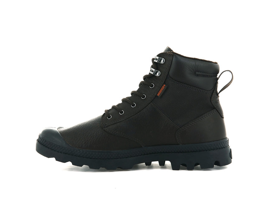 Palladium Pampa Shield Wp+ Lth Maro Inchis | ZPC9158GZ