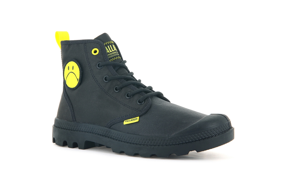 Palladium Pampa Smiley Change Negrii | AKC831FD