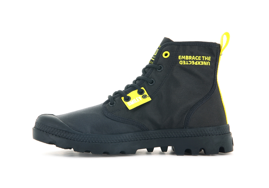 Palladium Pampa Smiley Change Negrii | AKC831FD