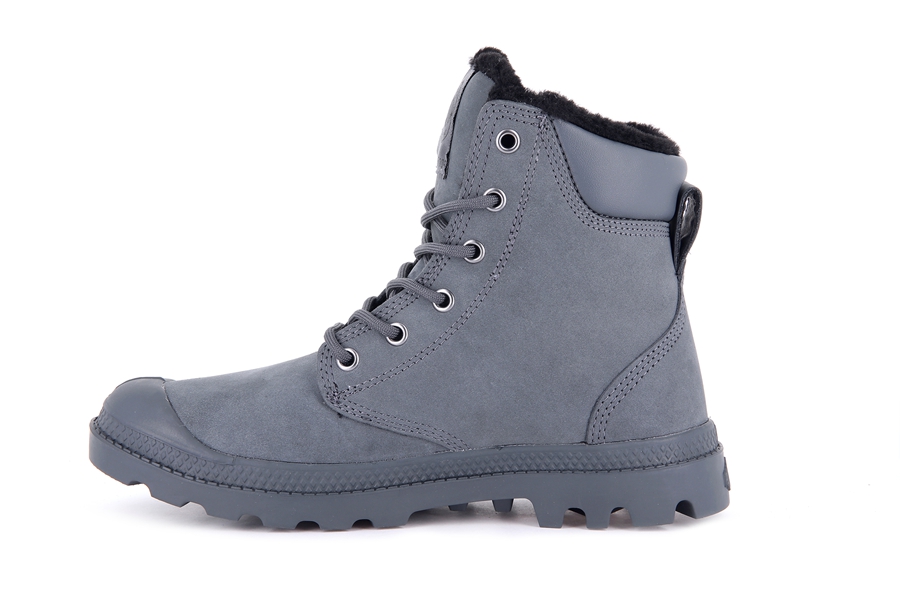 Palladium Pampa Sport Cuff Wps Gri Inchis | ZBW844DB