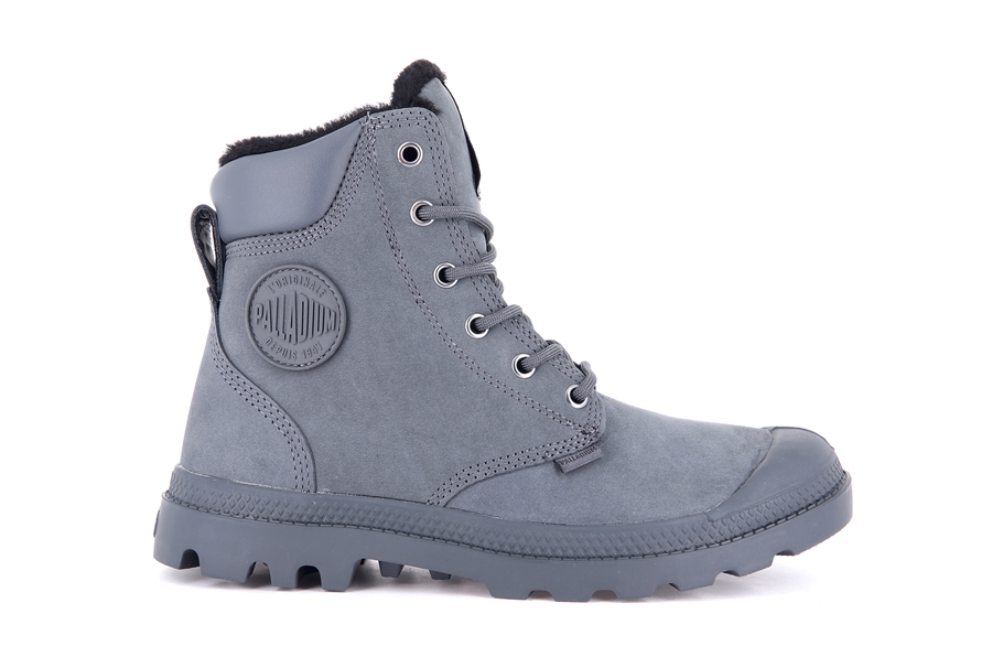 Palladium Pampa Sport Cuff Wps Gri Inchis | ZBW844DB