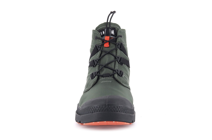 Palladium Pampa Travel Lite+ Impermeabili Masline Verzi | VRG2144CO