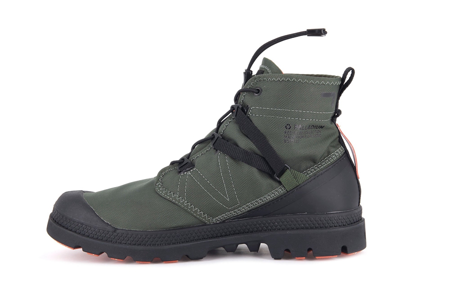 Palladium Pampa Travel Lite+ Impermeabili Masline Verzi | VRG2144CO