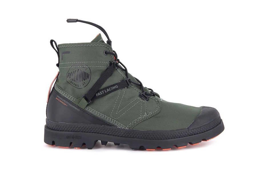 Palladium Pampa Travel Lite+ Impermeabili Masline Verzi | VRG2144CO