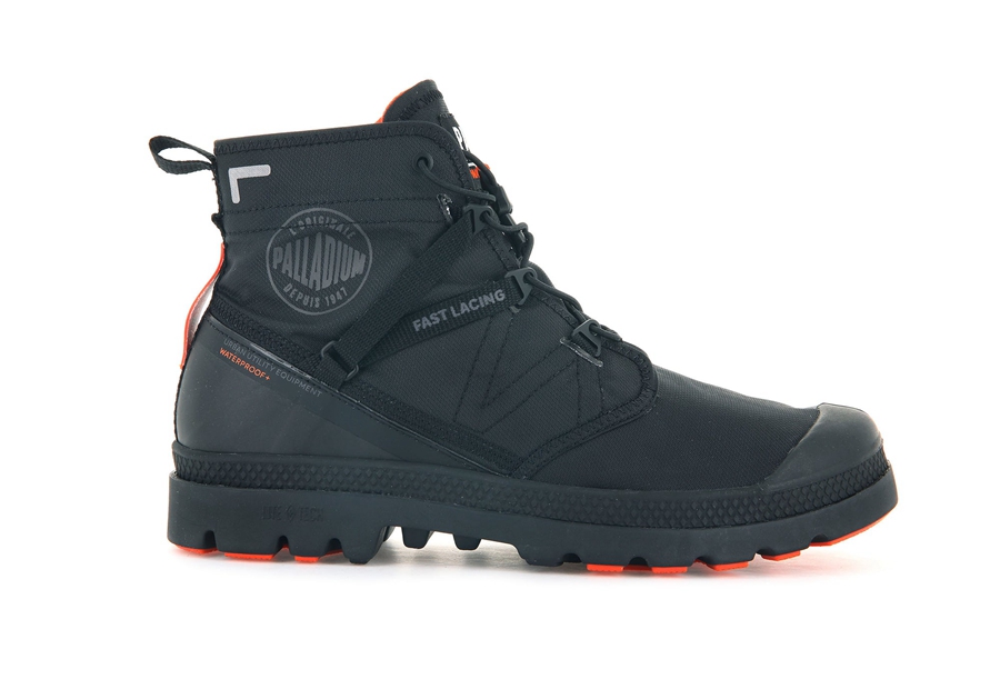 Palladium Pampa Travel Lite+ Impermeabili Negrii | WMS3175JA