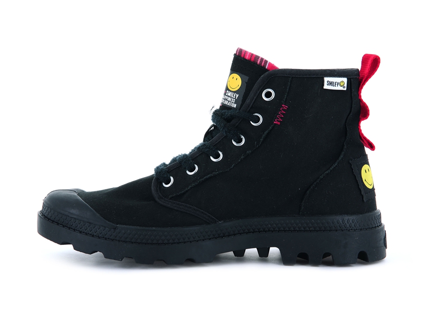 Palladium Pampa X Smiley 1970 Negrii | AZO1135YP