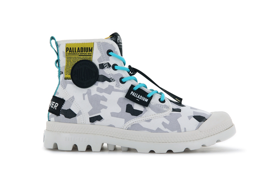 Palladium Pampa Lite Overlab Camo Gri Camuflaj | BBK3371VL