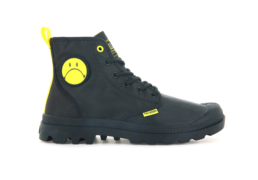 Palladium Pampa Smiley Change Negrii | AKC831FD