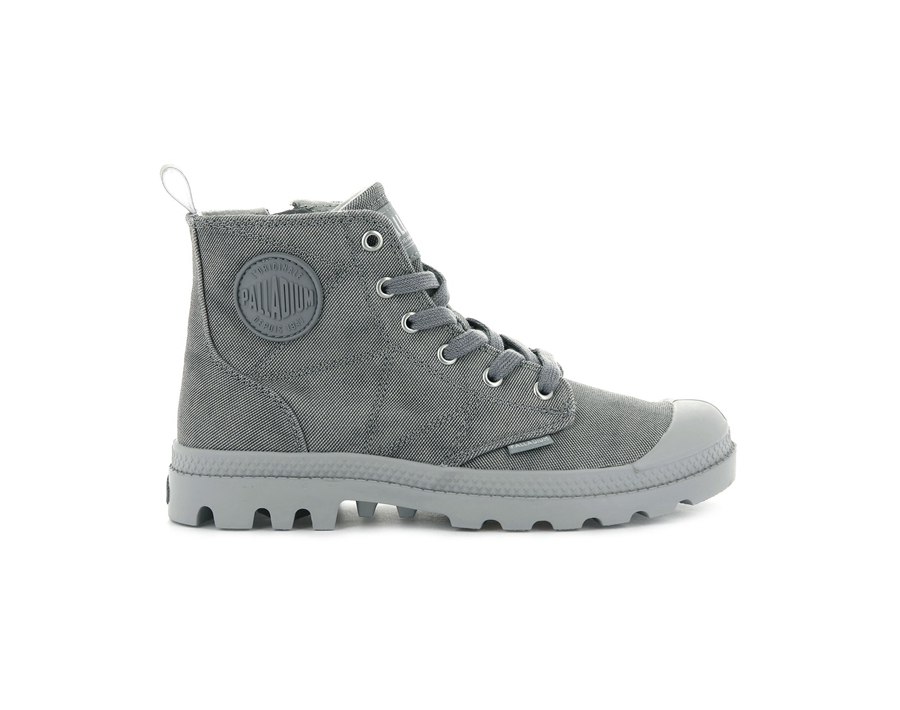 Palladium Pampa Zip Desertwash Gri Inchis | PSZ9662TT